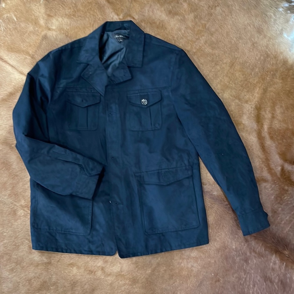 Stylish, black jacket, size large, casual, or dress up